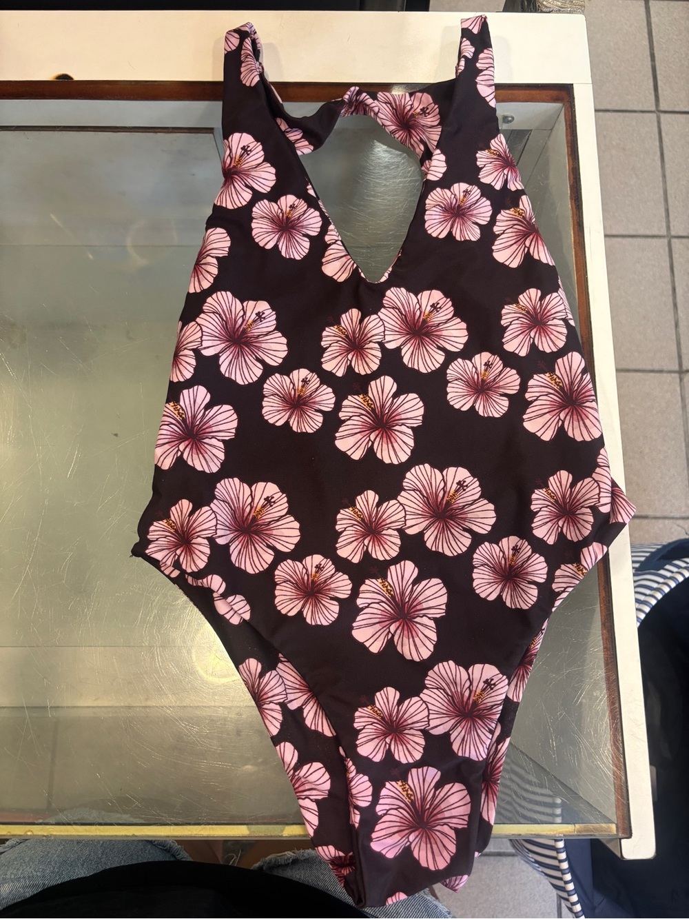 Benoa Swim Pink Floral One-Piece Swimsuit